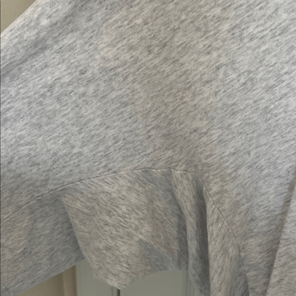 Aerie Light Gray 3/4 Sleeve Crop Top - Picture 3 of 4